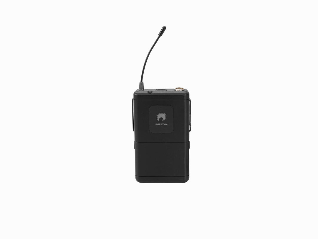 OMNITRONIC PORTY-8A émetteur de poche + microphone serre-tête 863.1MHz