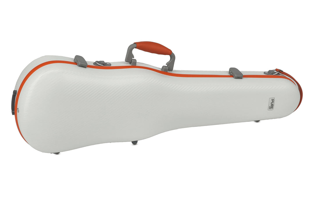 Étuis de violon PURE GEWA Form Polycarbonate FUN - 4/4 - 1/2 (White / Blacj)