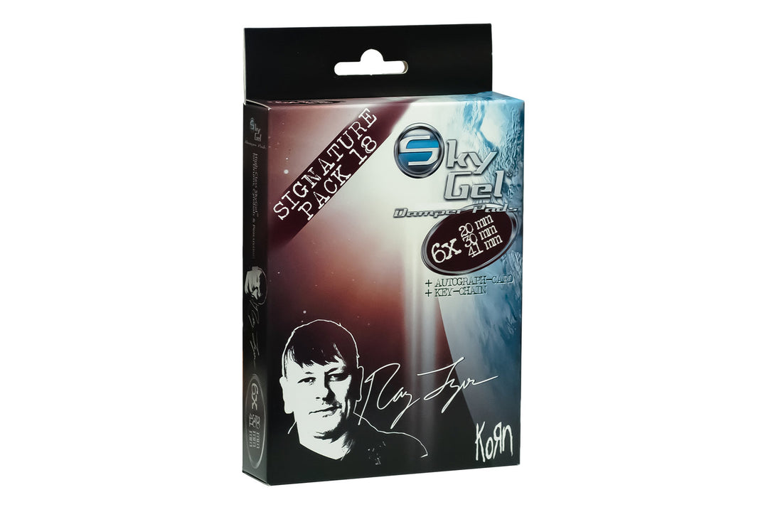 SKY Music Pads d’amortissement Signature Edition Ray Luzier - Wine Red (SG18RLWR)