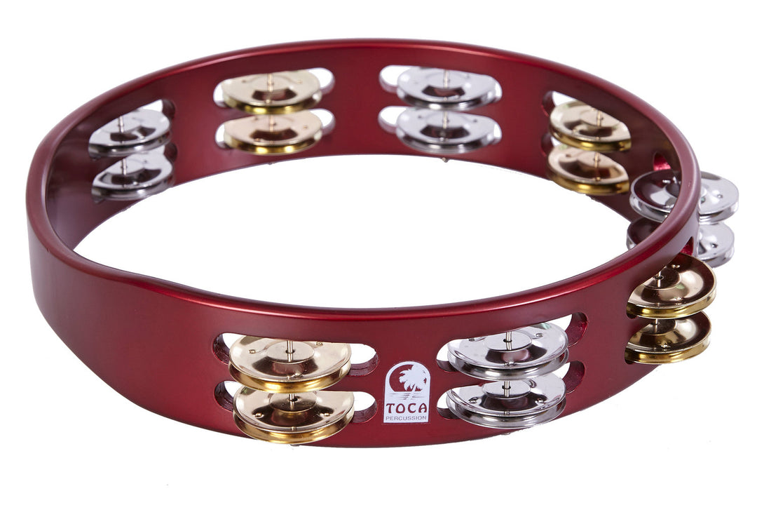 Toca Tambourine Colorsound - rouge course mat (TCT10-RR)