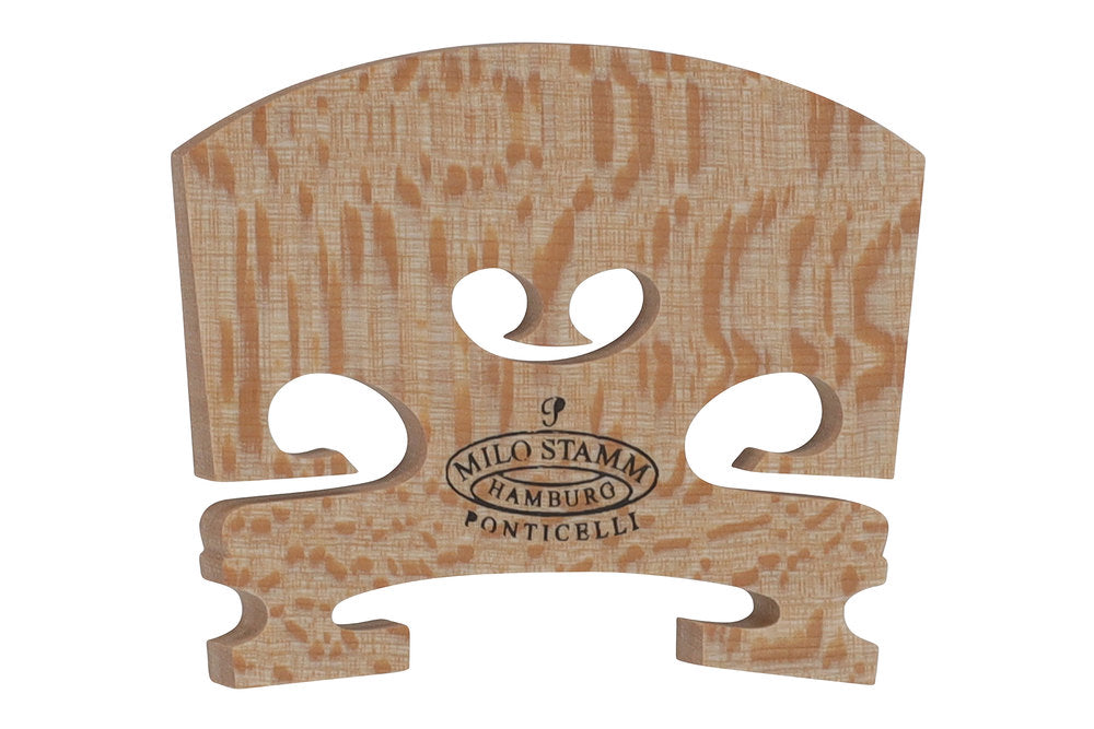 Milo Stamm Premium chevalet de violon modèle B, 4/4, cœur bas, 41,5 mm