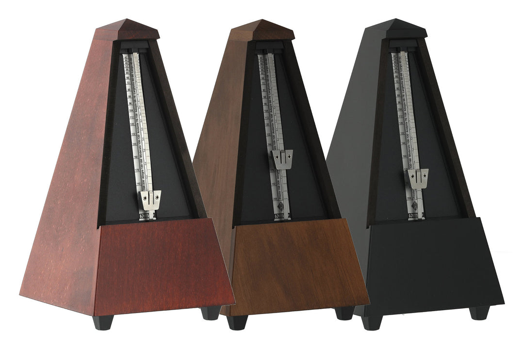 Wittner Métronome forme pyramide - Couleur acajou. Highgloss 810