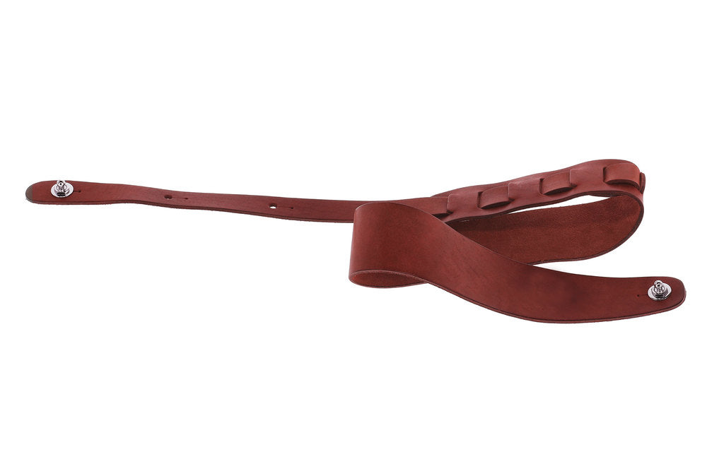GEWA Premium Plain 70 sangle de guitare avec Security Locks, brun rougeâtre