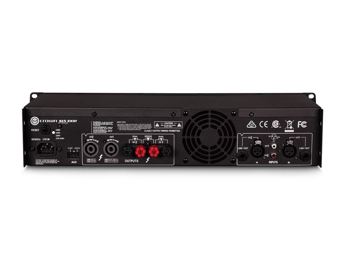 Crown XLS1002 - Amplificateur 2 canaux 2x350W @ 4Ω avec DSP