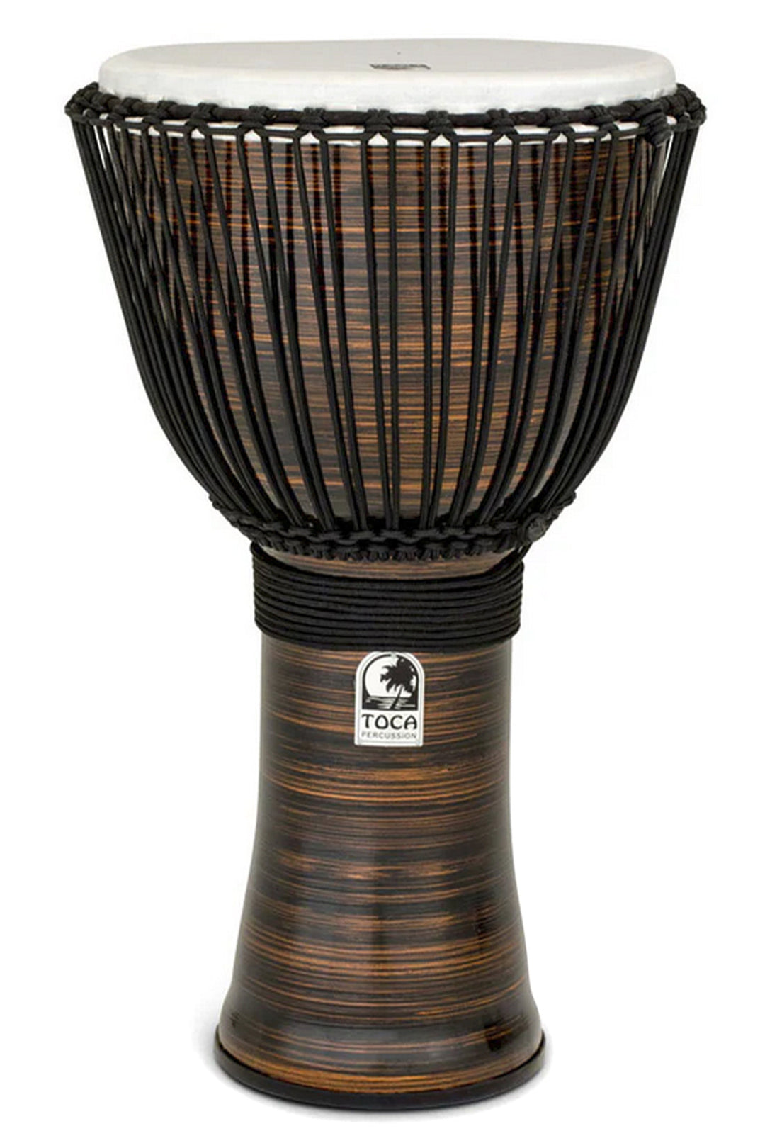 Toca Djembés Freestyle II Rope Tuned - Spun Copper avec housse (TF2DJ-14SCB)