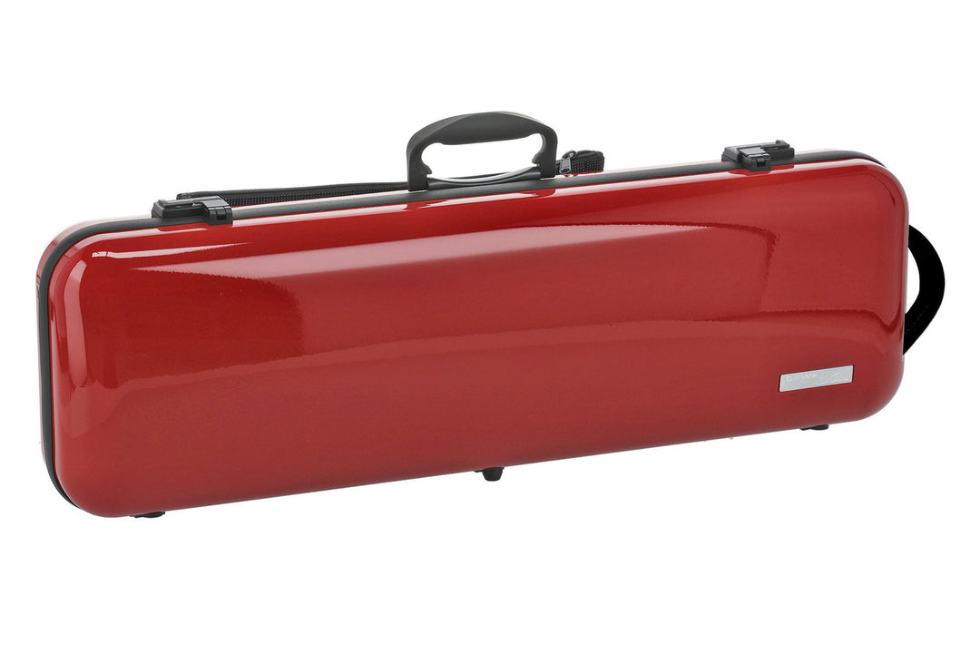 GEWA Violons case Air 2.1 - Rouge highgloss (avec poignée latérale)