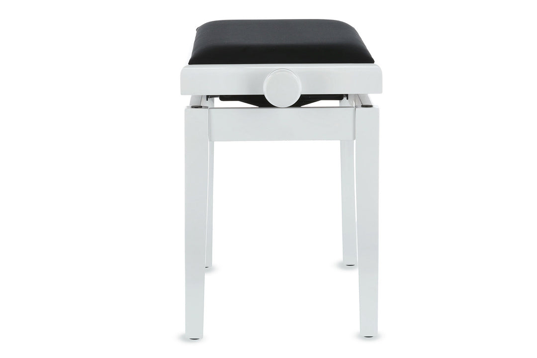 GEWA Banquette de piano Deluxe - Blanc mat (assise noire)