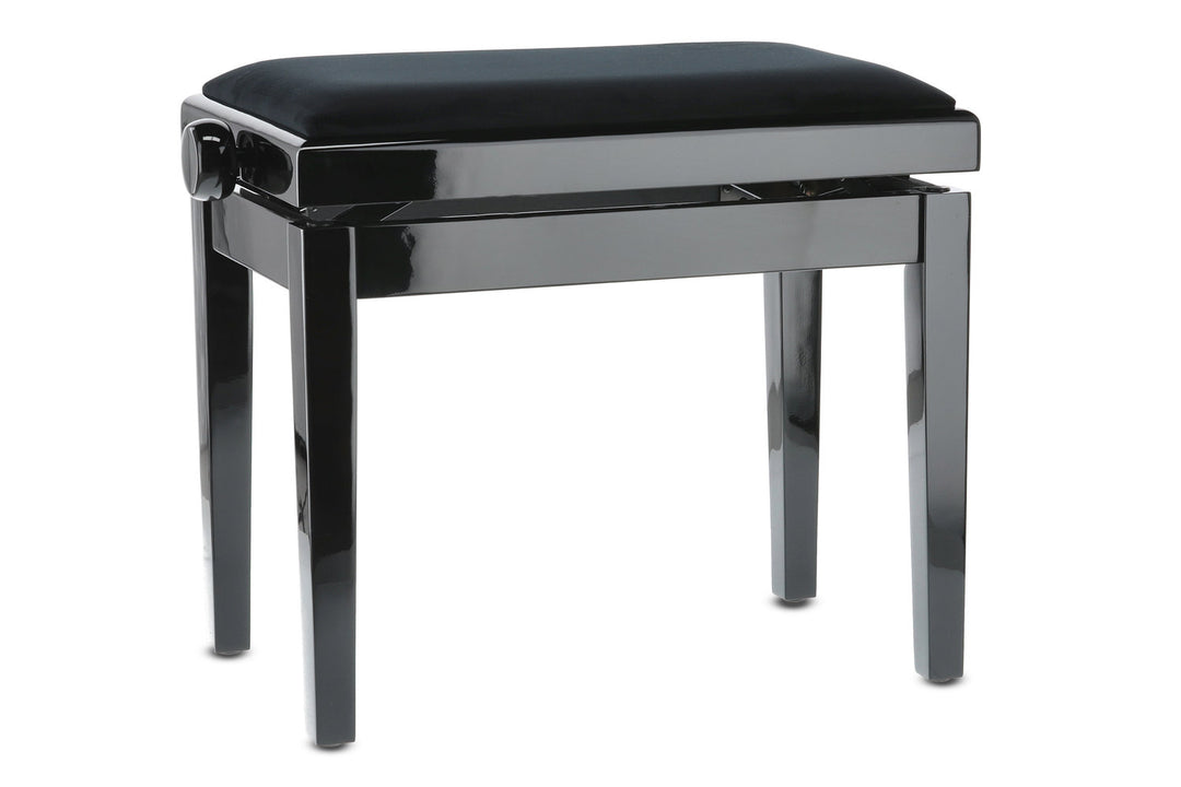 Banquette de piano GEWA Deluxe - Black brillante (assise Black)