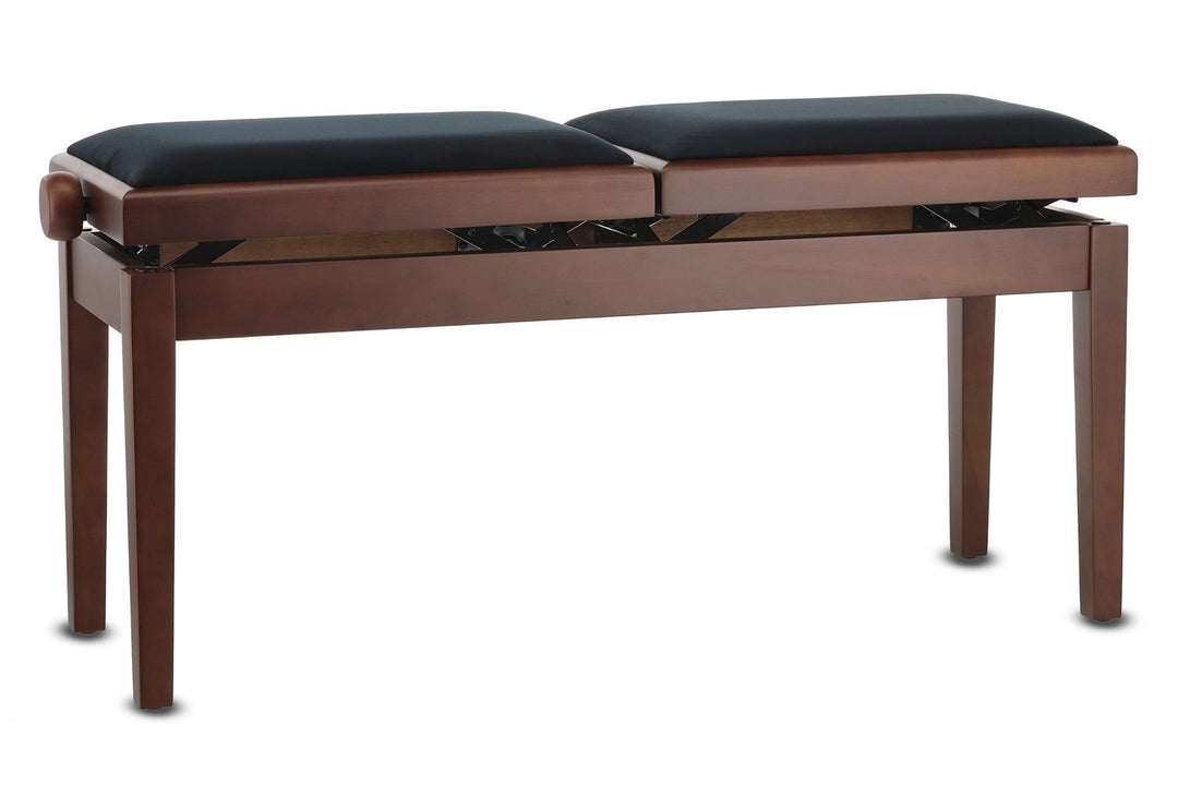 Banc de piano GEWA Deluxe Double - Noyer mat