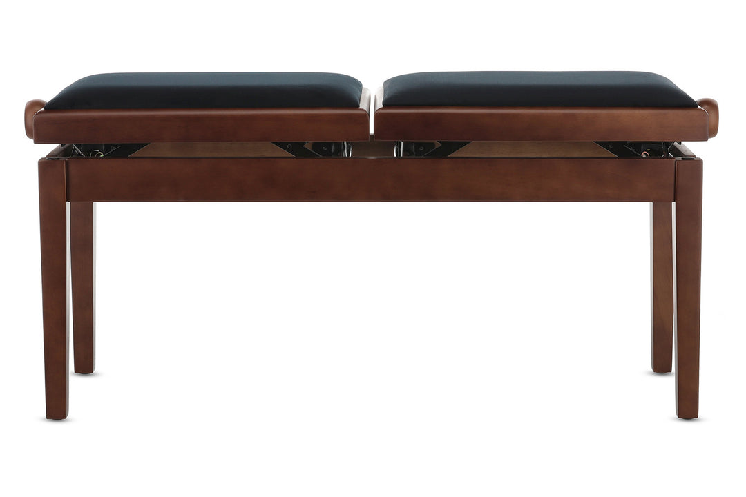 Banc de piano GEWA Deluxe Double - Noyer mat