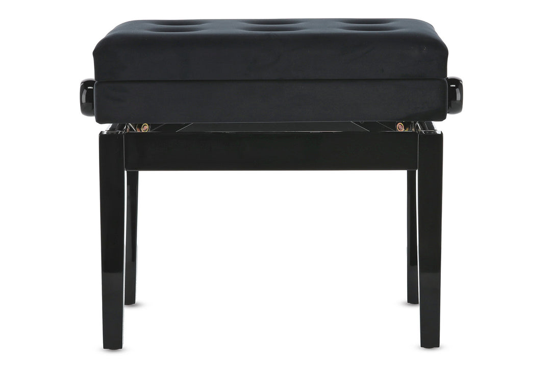 GEWA Banquette de piano Deluxe avec compartiment - Black brillant