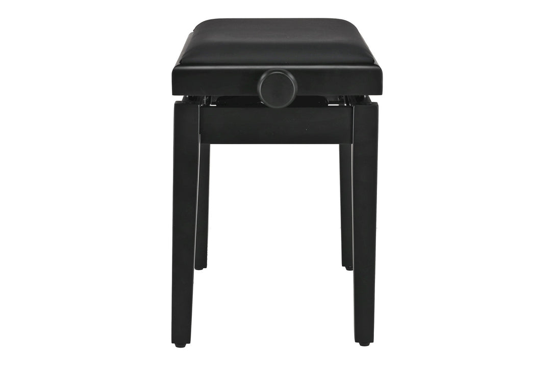 GEWA banquette de piano Deluxe Autolift Vinyl - Black mat (assise noire)