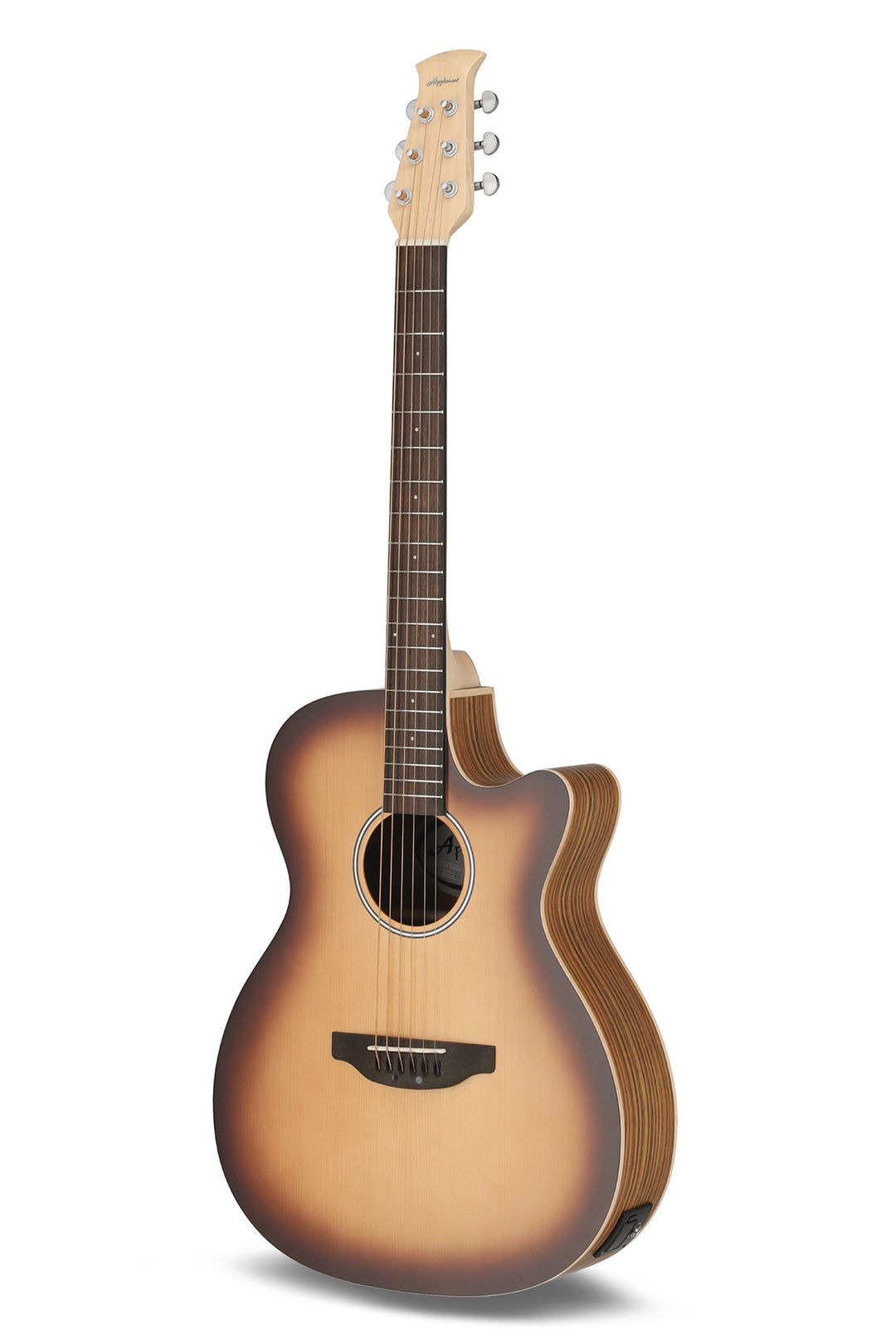 Applause E-Acoustic Guitar Jump OM Electro Cut - Peach Burst (AEO-69-PB)