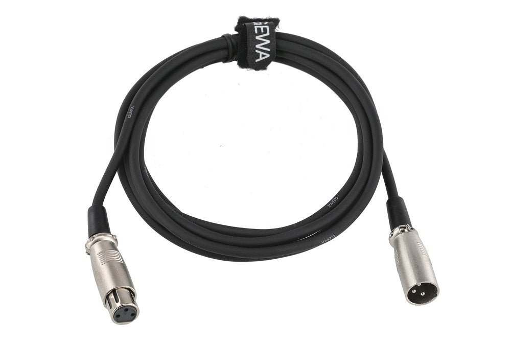Câble de microphone GEWA Basic Line 3 m, XLR femelle vers XLR mâle