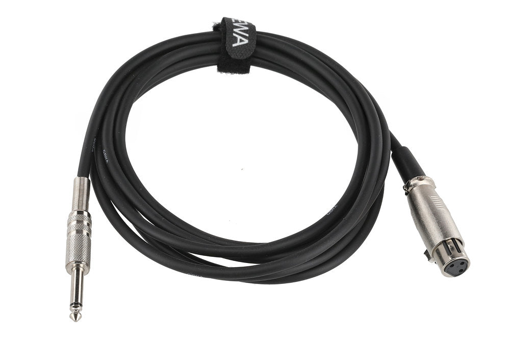 Câble de microphone GEWA Basic Line 3 m, XLR femelle vers jack mono