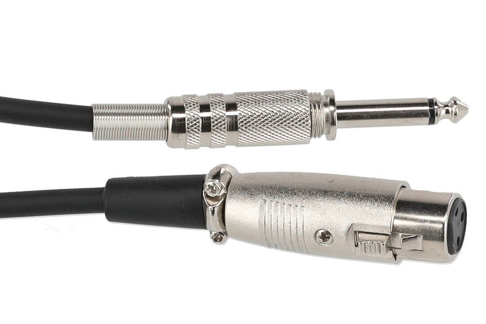 GEWA Basic Line câble de microphone 6 m, XLR femelle vers jack mono