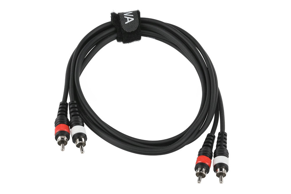 GEWA Basic Line câble double 1,5 m, 2 x cinch à chaque extrémité