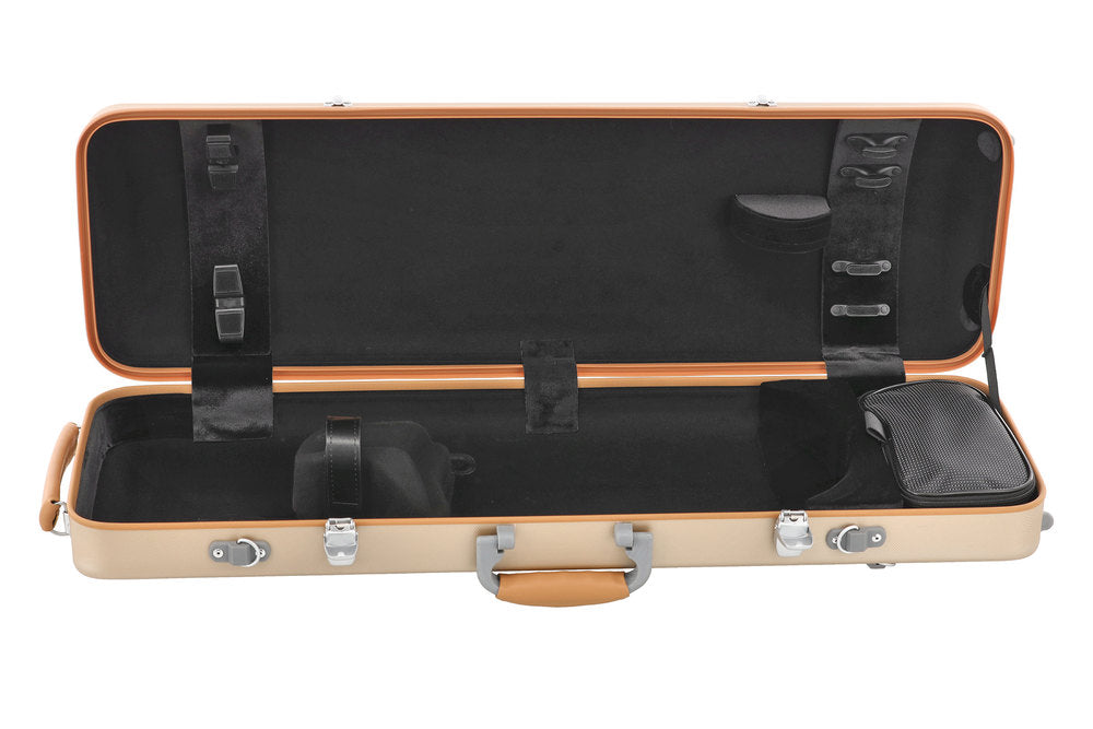 GEWA Polycarbonate étui à violons 1/2-4/4, doré