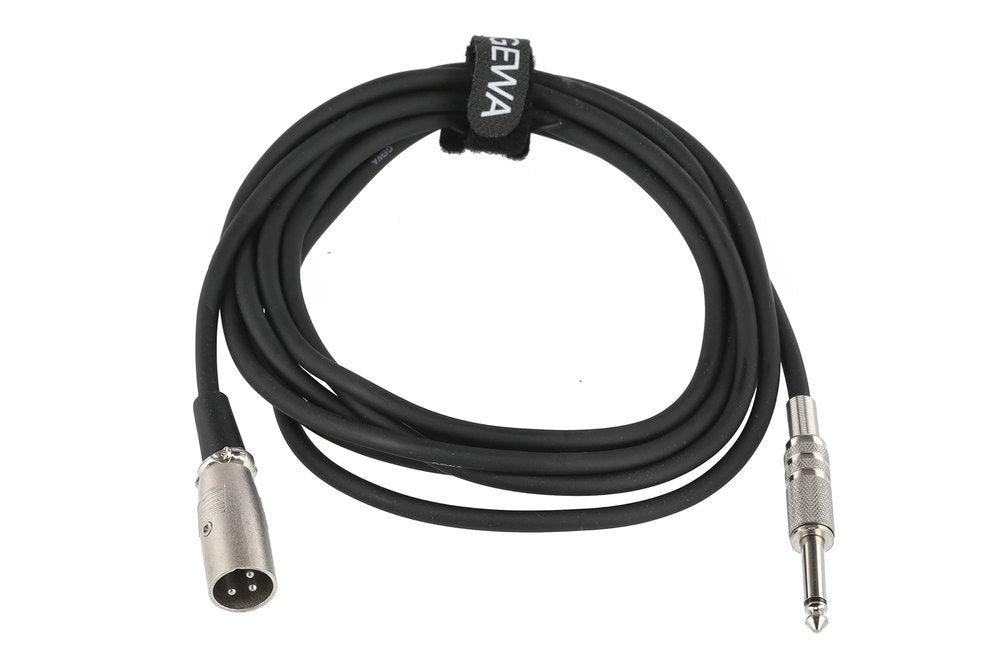 GEWA Basic Line câble d’instrument 3 m, jack mono vers XLR mâle