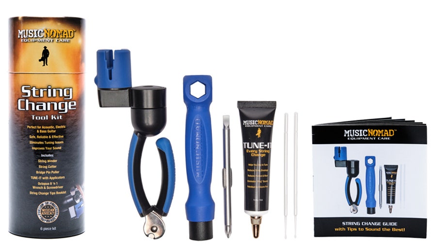 MusicNomad MN218 kit d’outils pour changement de cordes