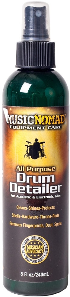 MusicNomad MN110 Drum Detailer cymbales, batteries & hardware