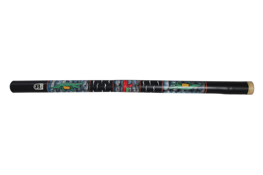 Toca bambou didgeridoo DIDG-PC, motif Crocodile, 119 cm