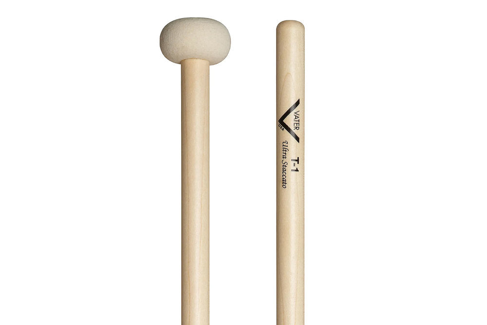 Vater Timpani Mallet T1 paukekøller, hård filt, lige skaft