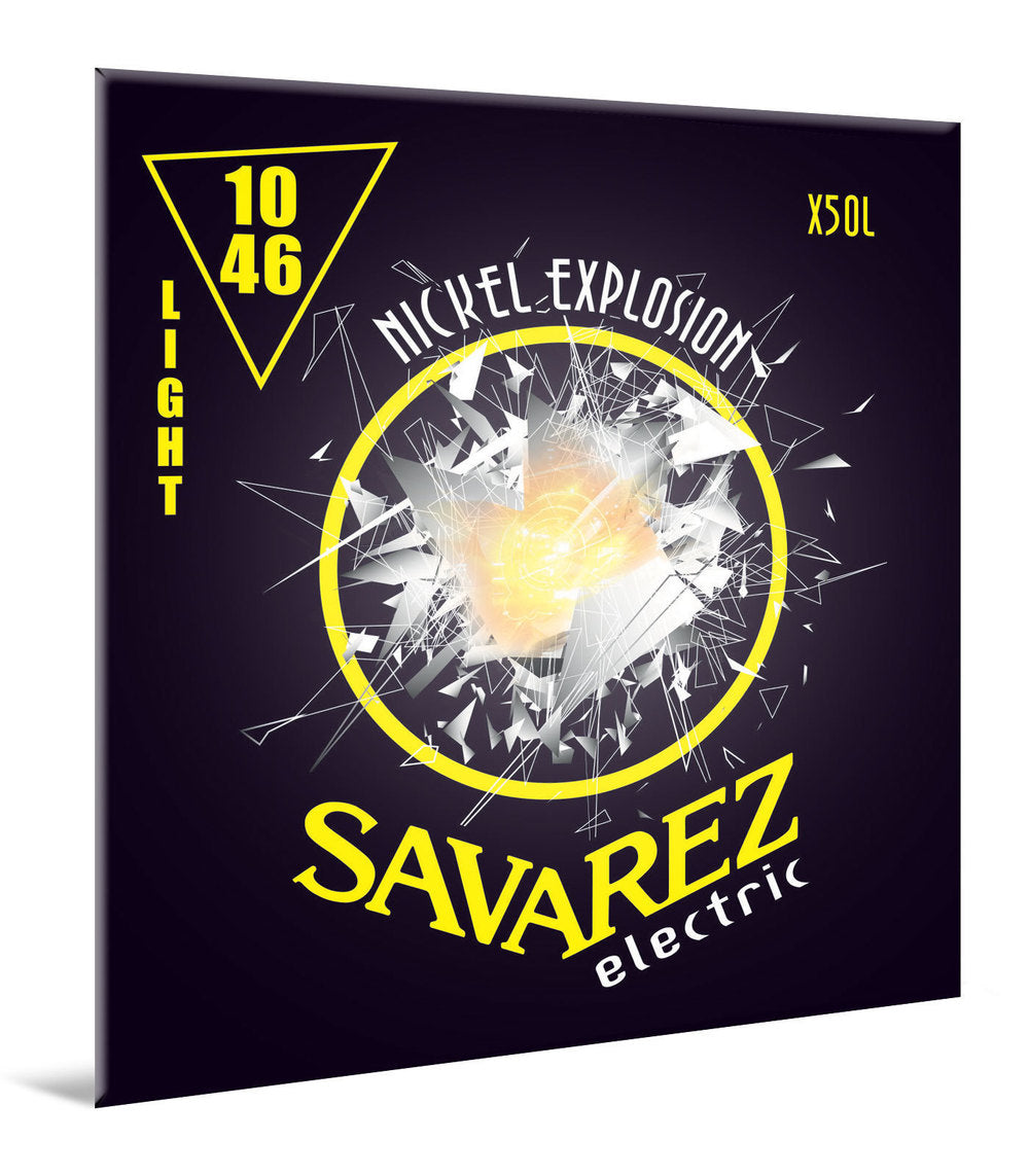 Strings de guitare électrique Savarez X50L Nickel Explosion, light .010 à .046
