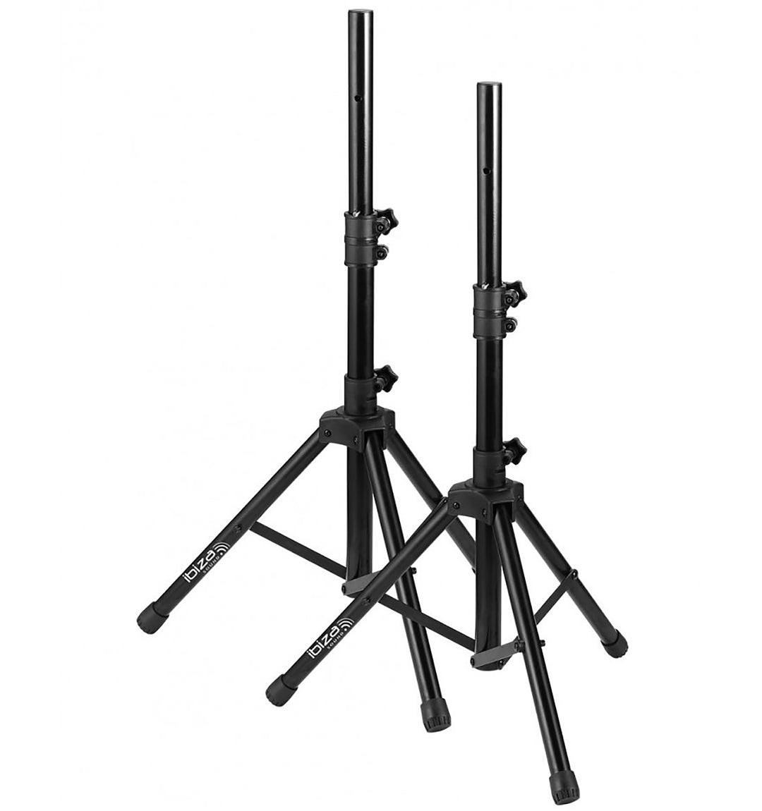 Ibiza - Supports d'enceintes avec sac Bundle (30kg, 1,20m)