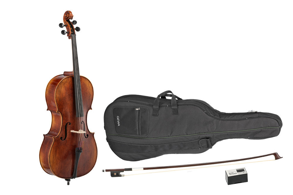 GEWA Sonata Europa Deluxe violoncelle 4/4, réglé, archet en massaranduba, housse
