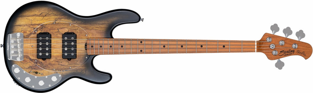 Sterling By Music Man StingRay RAY34HHSM, loupe naturelle satinée