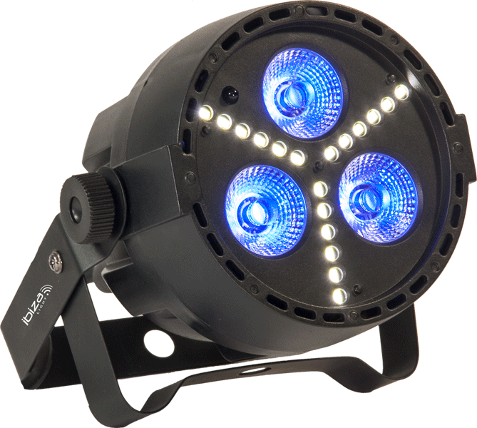 IBIZA LED PAR RGBW with Strobe