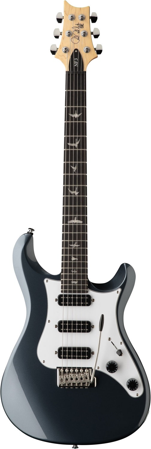 PRS SE NF3 Gun Metal Grey - touche en palissandre