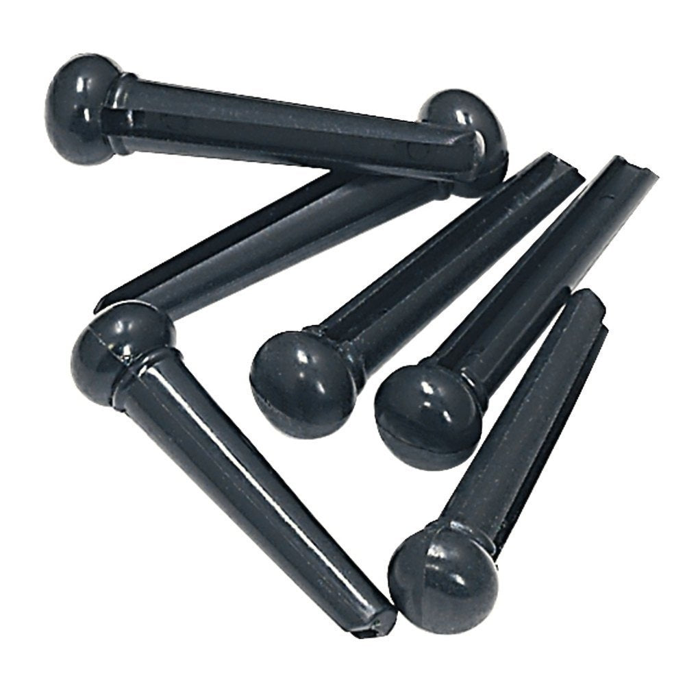 GEWA chevilles en plastique noir sans point, 6 pièces