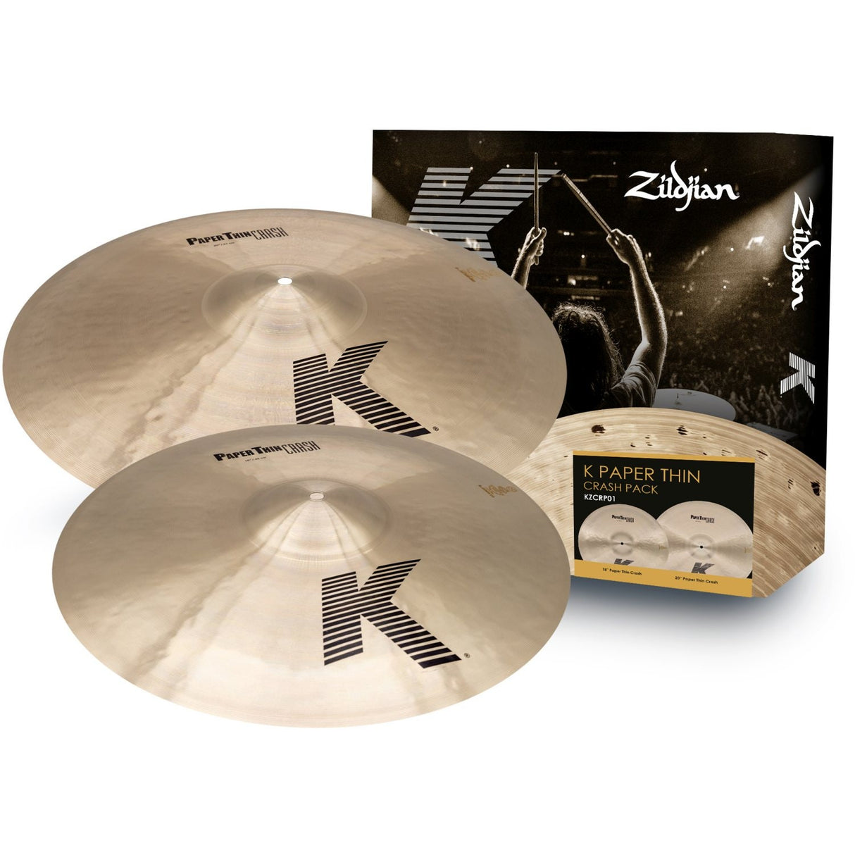Zildjian K Series Pack de cymbales papier Thin Crash Pack