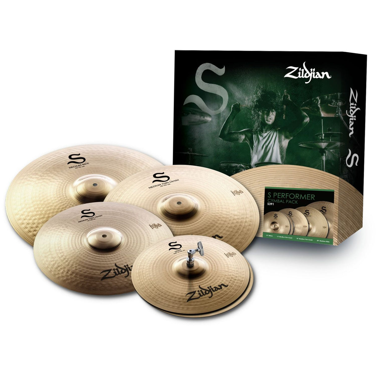 Zildjian S391 S Family Pack Performer de cymbales