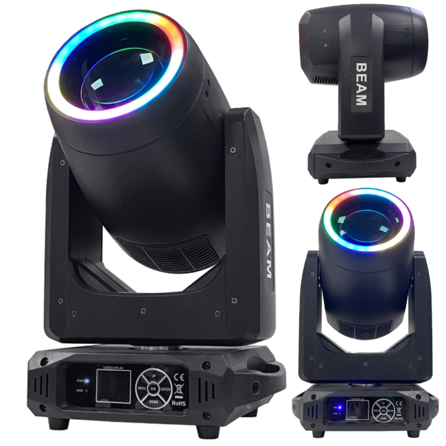 LIGHT4ME PRISM BEAM 250 RING LED moving head