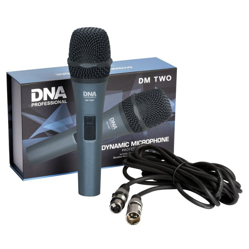 DNA DM TWO microphone vocal dynamique avec câble XLR de 5 m