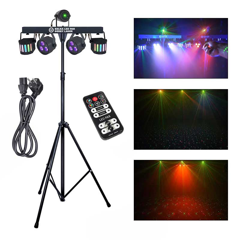 Light4Me T-Bar LED projecteur Derby Laser MultiBar