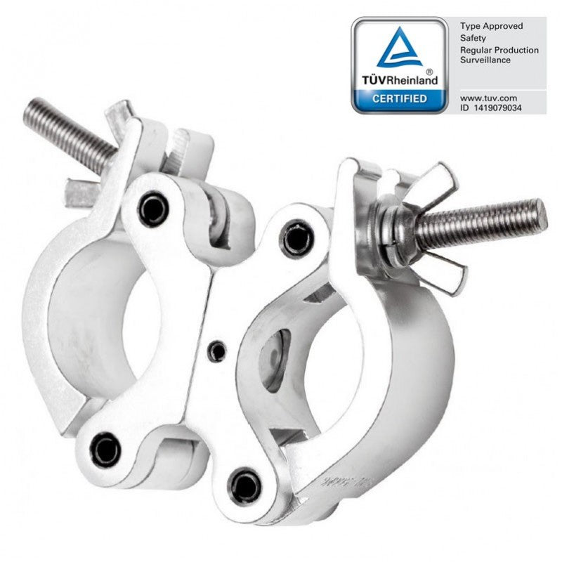 Double clamp, argent (50mm 150kg)