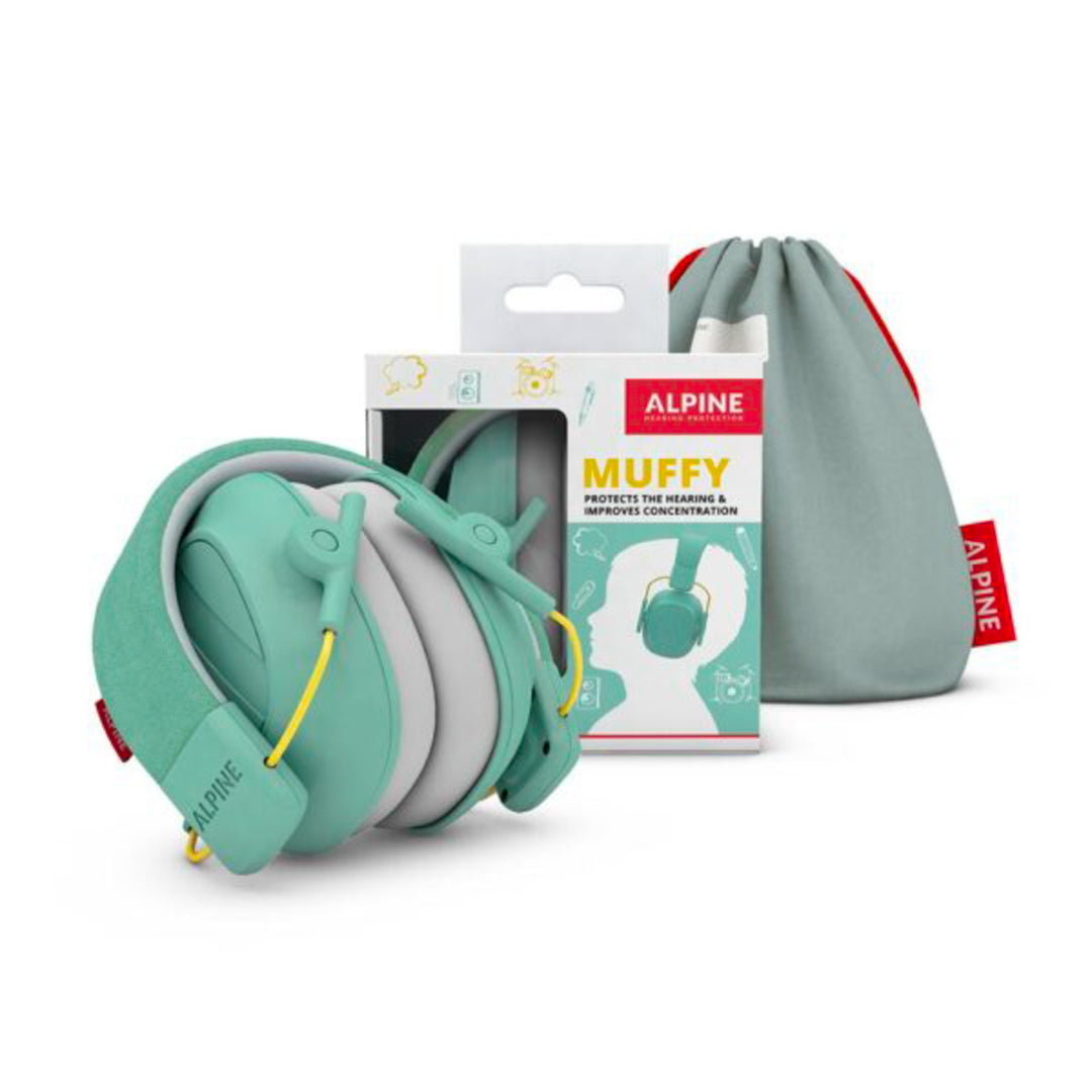 Alpine Muffy Mk2 Casque antibruit pour enfants (Vert menthe)