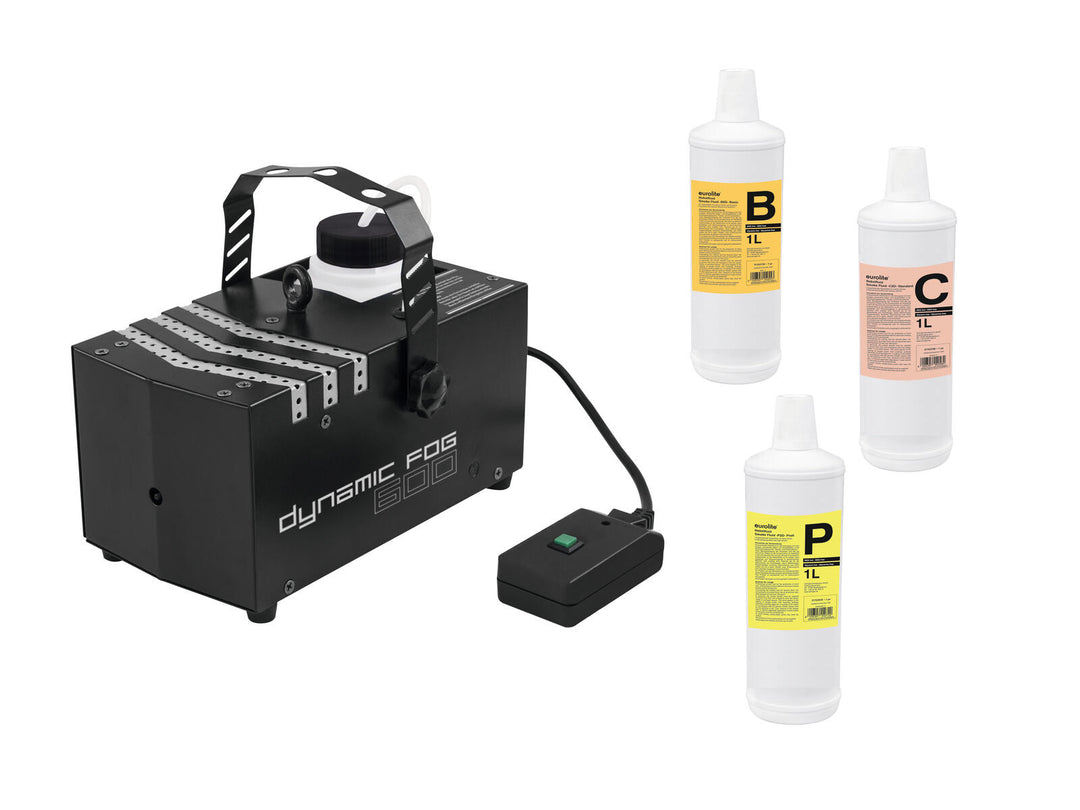EUROLITE Set de brouillard dynamique 600 + fluides
