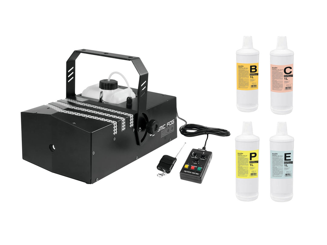 EUROLITE Set de brouillard dynamique 1200 + liquides