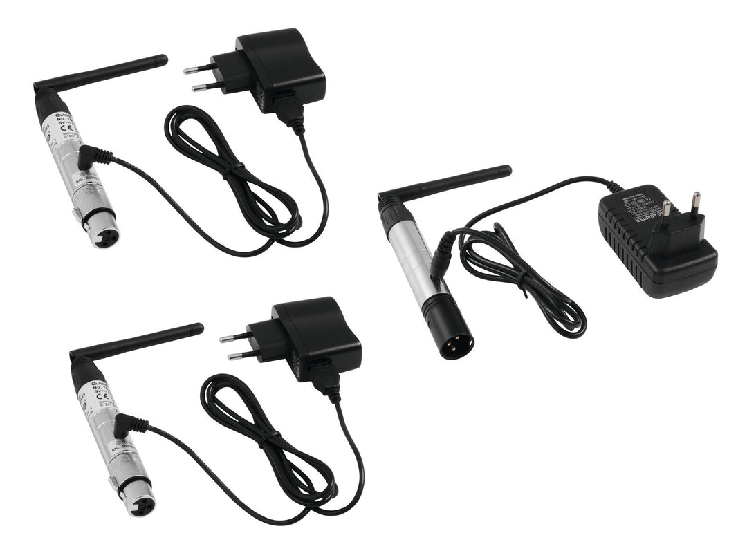 EUROLITE Set QuickDMX 1x émetteur + 2x récepteur