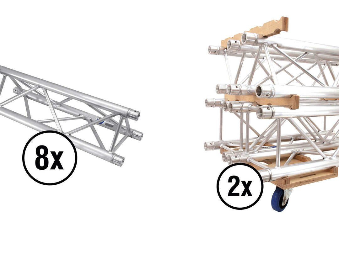 ALUTRUSS Set TRILOCK E-GL33 2000 + planche de transport pour structure