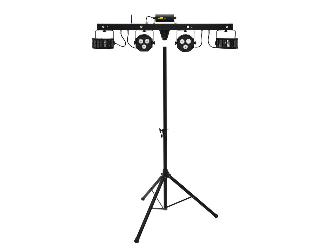 EUROLITE Set LED KLS laser Bar FX + M-3 système d'enceintes Stand