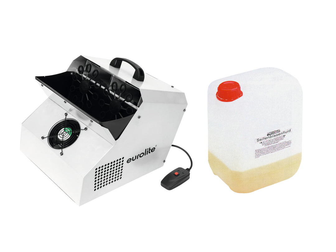 EUROLITE Set SD-201 DMX Bubble Machine + concentré à bulles pour 5l