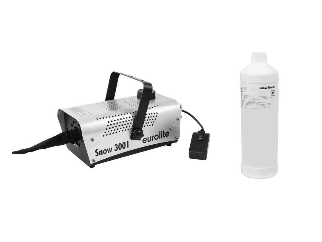 EUROLITE Set Snow 3001 Machine à neige + liquide à neige 1l
