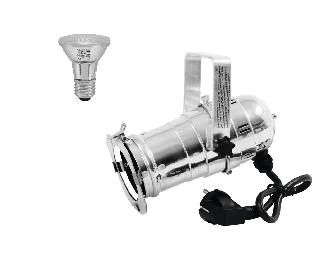 EUROLITE Ensemble PAR-20 Projecteur sil + PAR-20 230V SMD 6W E-27 LED 6500K