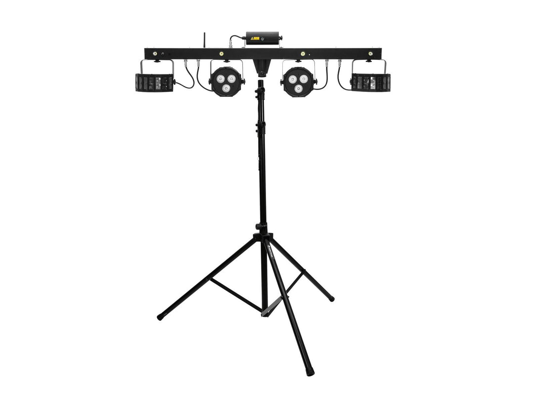 EUROLITE Set de barres lumineuses LED KLS Laser Bar FX + stand de système d’enceinte M-4